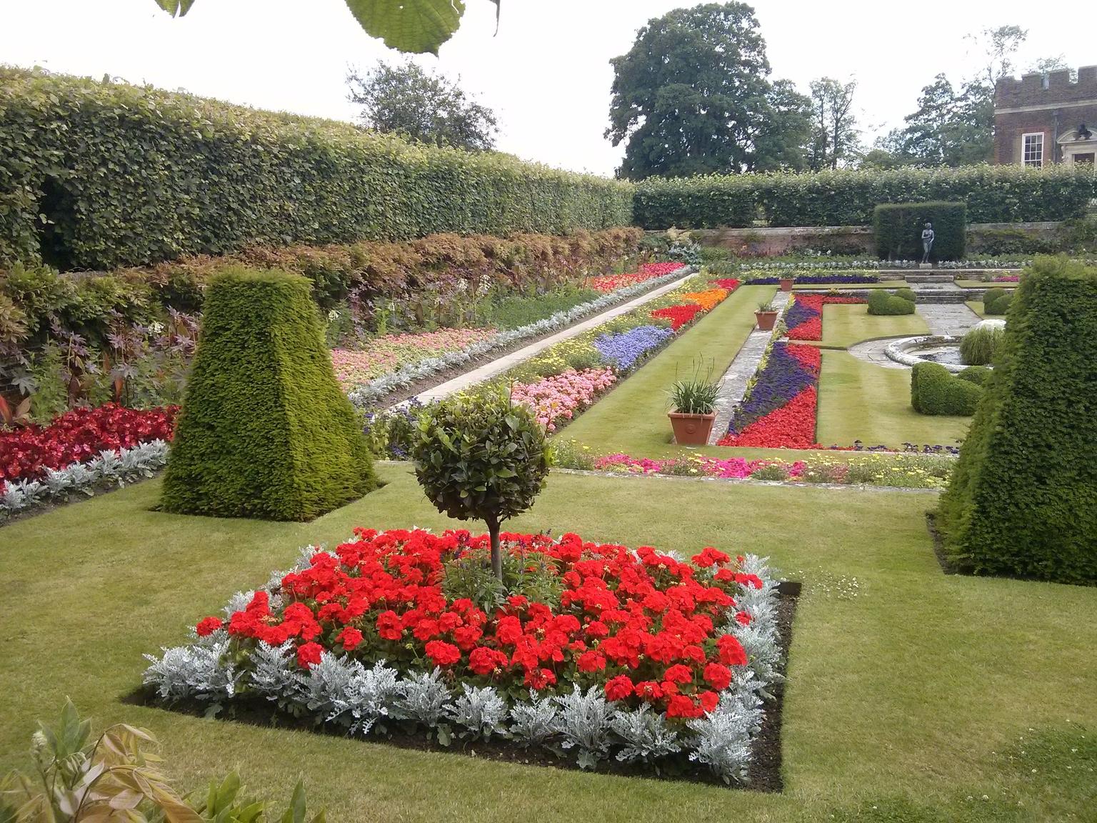 Floral Garden at Hampton Court Palace