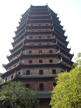 Photo of The Liuhe Pagoda Experience. Climbing to the top of the 600 years old structure - Liuhe Pagoda. Be cautious of its steep and narrow steps when descending. , kc - November 2012