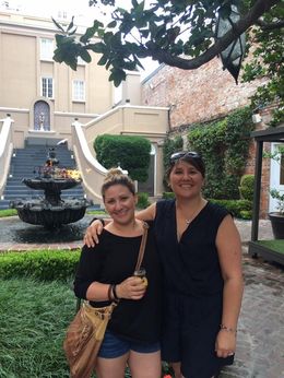 Photo of Enjoying our tour This was at the second stop on the tour... beautiful outdoor courtyard that might never have seen if it wasn't for the tour. , Briana P - June 2016