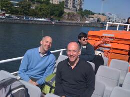 Photo of Helsinki Harbor Cruise Ken and Luke enjoying a sunny harbor cruise. BRING A SWEATER - even in July it gets cold on the water., Balti-most - October 2010