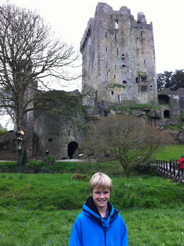 Photo of IMG_0570 Connor beaming with eloquence after touring the castle and kissing the Blarney Stone! , AMY W - April 2012