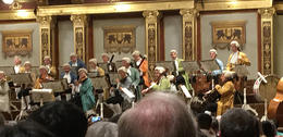 Photo of Mozart orchestra Picture of orchestra, taken despite prohibition on photography during performance, to show the costumes. , Richard B - September 2016