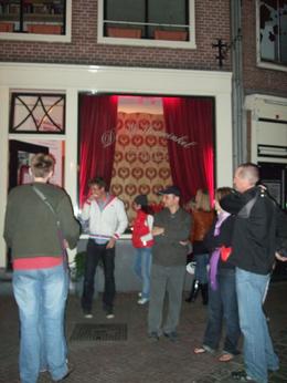 Photo of Outside the PIC, Red Light District This was after our talk at the PIC., Gary S - September 2009