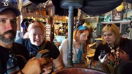 Photo of Shopping in the Haunted Mansion shop One of the cutest photos of us all looking at different things! , CoyoteLovely - April 2016