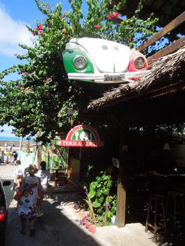Photo of DSCN2026.JPG a creative entrance of an Italian restaurant at Pipa's beach, Lucia - February 2013