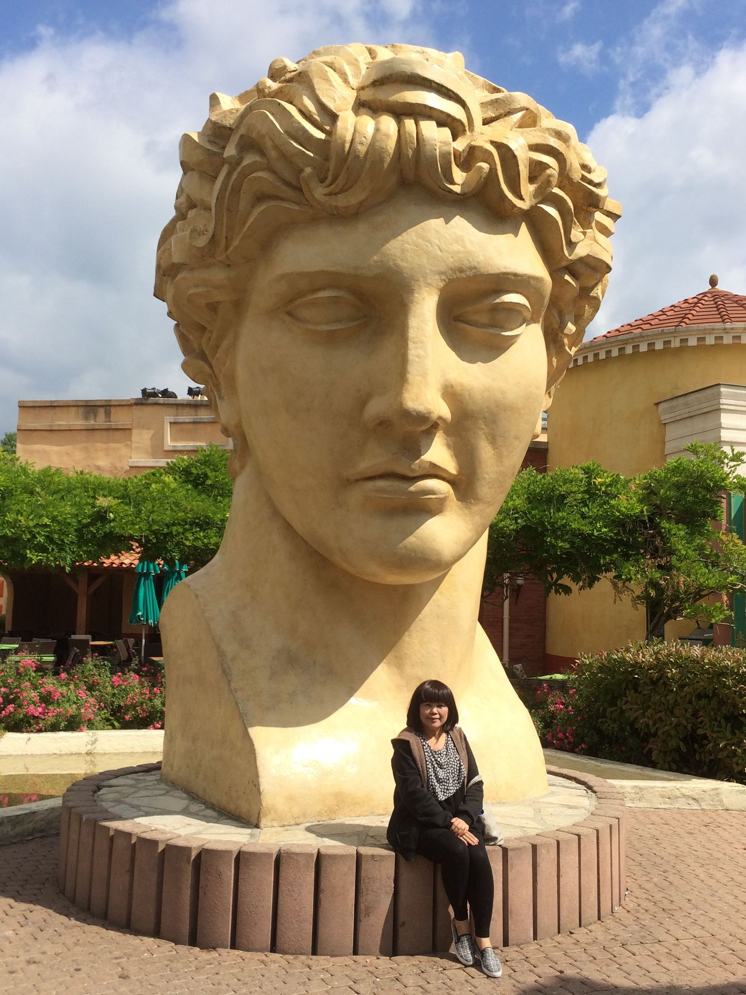 ENJOYING OURSELVES AT PARC ASTERIX, PARIS FRANCE ON 20 JUNE 2015