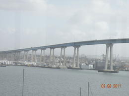 Photo of Famous Coronado Bridge This bridge links San Diego with Coronado - we took public transportation from the Gaslamp Quarter. , Fred B - February 2011