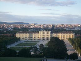 Photo of Shonbrunn Palace Beautiful evening in the Shonbrunn park, before the concert view of the palace from the hill , Vladimir P - December 2015