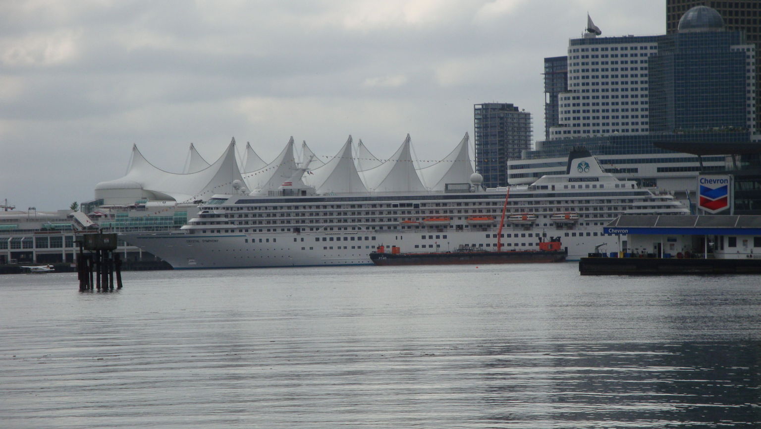 Udsigt over mod Canada Place fra Stanly Park