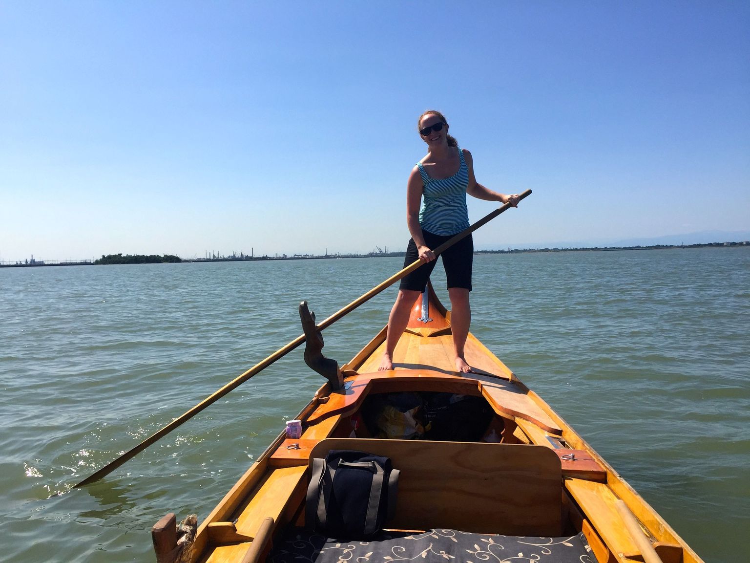 Out on the lagoon