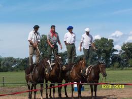 Photo of Quatro gauchos Horsemanship demonstrations plus a short ride on horseback for all "interested" tourists as well!, Ann K - April 2010