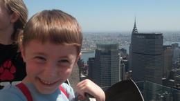 Photo of Chrysler and MetLife buildings approved by 5-year-old, too! From 70th floor -- more 69th floor safety glass visible below. , Natalya C - May 2013