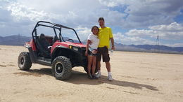 Photo of Extreme RZR Tour My wife Celia and I after racing over the dry lake bed. , phoenix304 - September 2015