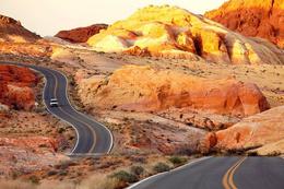 Photo of Valley of Fire The road to the highest point in the park, just before sunset, Peter K - March 2011