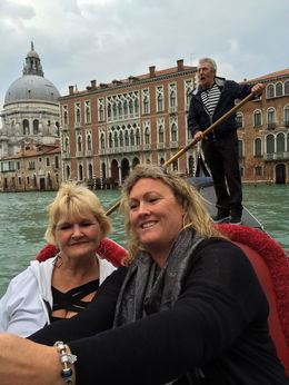 Photo of Dont rock the boat baby. Shelley Bowe and Judy Martin, mother and daughter from New Zealand taking a Gondola ride in Venice. Loved it , judymartin34 - May 2015