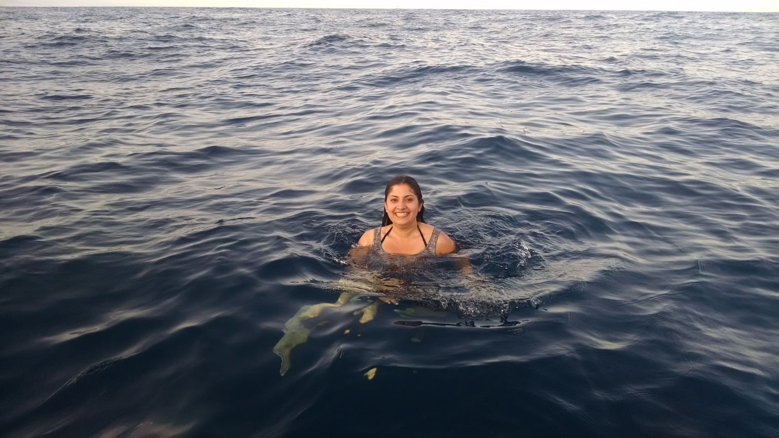 Swimming in Barcelona