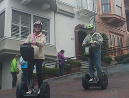 Photo of Going down Lombard Street My wife was a total rookie 2 hours before, and handled this just fine. Great fun. , Dave F - May 2015