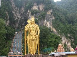 Photo of Batu Caves, Kuala Lumpur Batu Caves: Coming down is more difficult than going up, but the view over the city is worth the effort - July 2011