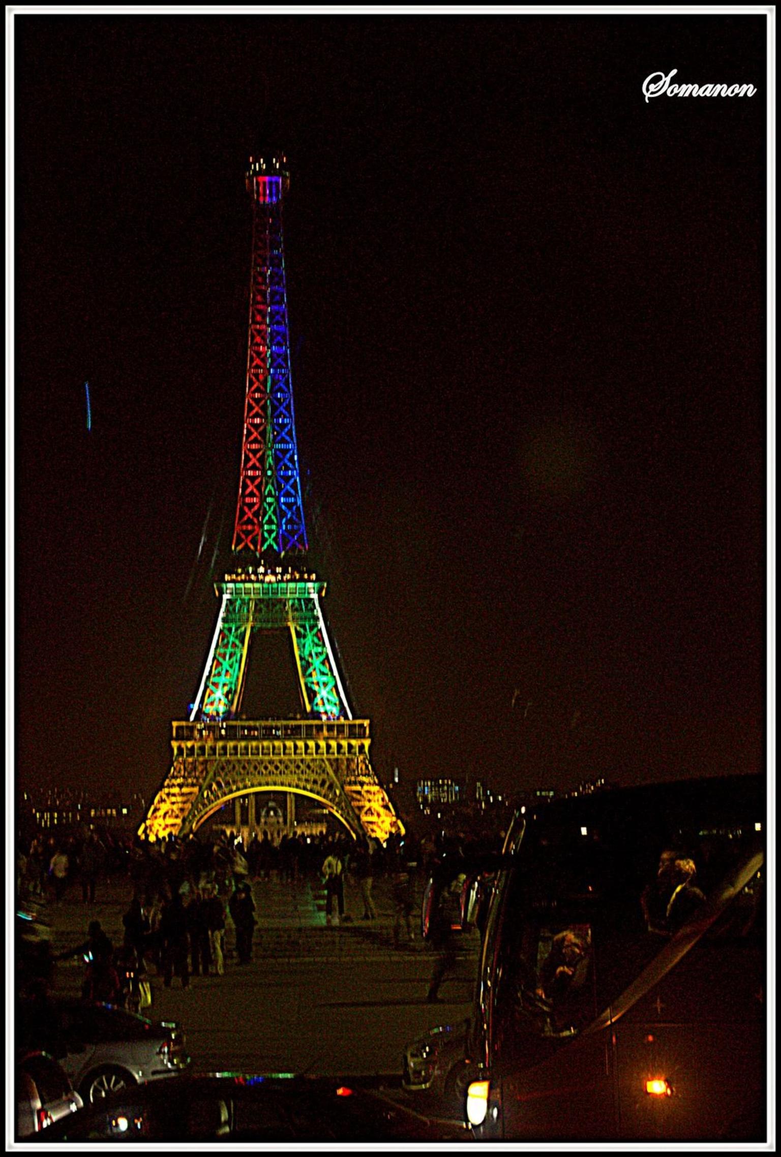 Eiffel at night