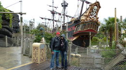 Photo of Pirates of the Caribbean Ride/Exhibit one of the few non selfie photos, awesome caverns and caves to be explored around here , Desi - April 2015