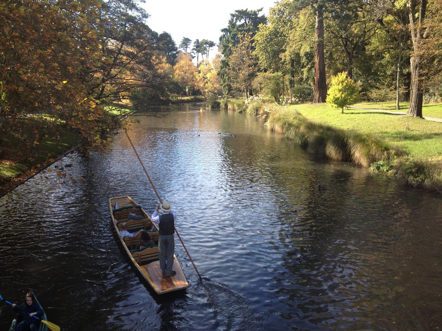 Punting on the Avon River