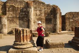 Photo of Appreciating the size of columns at Apollo's temple Naples and Pompeii Day Trip from Rome, Liesl V - June 2010