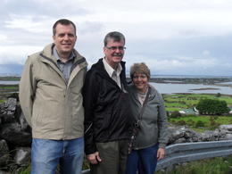 Photo of Galway Bay family photo A lifelong wish to visit Ireland. Photo stop at Galway Bay. , Anne-Marie - August 2011