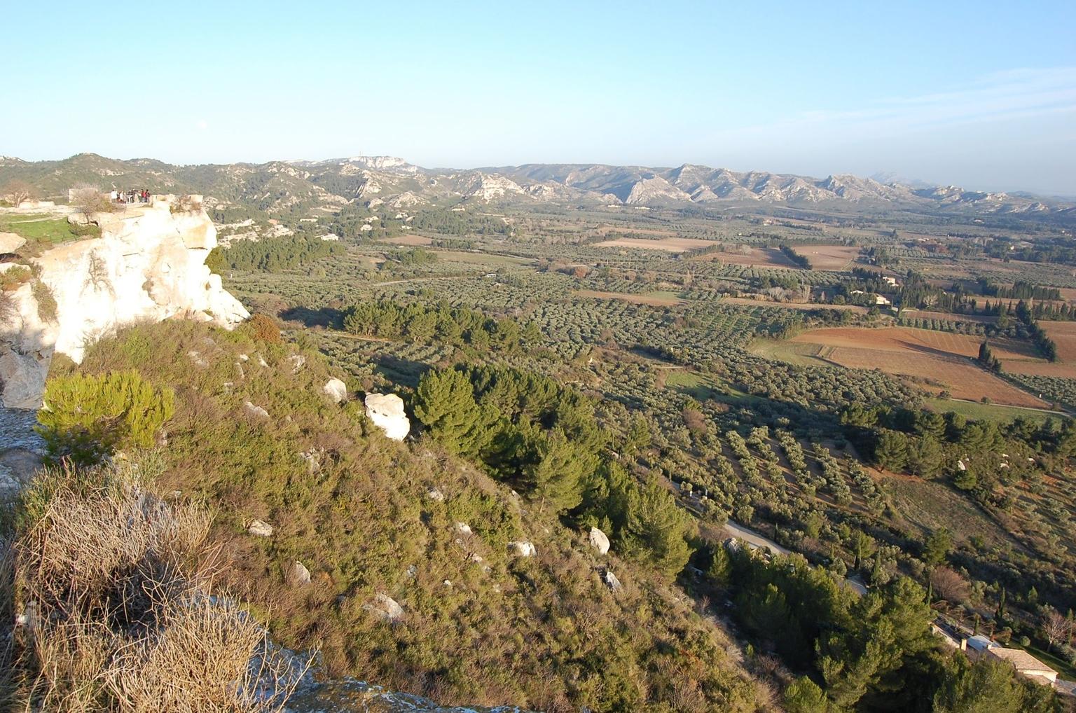 Les Baux - Views over Countryside