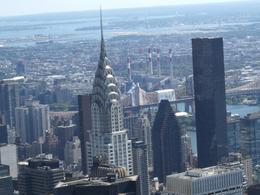 Photo of The Chrysler Building This was taken from the top of the Empire State Building. My opinion this (the Chrysler Building) is the most beautiful looking skyscraper, William John H - September 2008