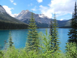 Photo of Emerald Lake Another gorgeous glacial lake, which takes on an almost sapphire blue hue at certain times of the day. Great place to rent canoes and explore the lake up close and personal. , Amadeo P - August 2016