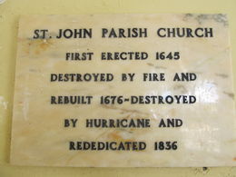 Photo of ST JOHN PARISH CHURCH THIS PLAQUE WAS SITUATION ON THE CHURCH WE FOUND THIS CHURCH VERY INTERESTING WITH SUCH A LONG HISTORY. , Denis J F - April 2015