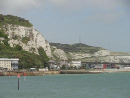 Photo of Dover Beautiful coast, English Channel where they swim across to France ( 20 miles). Our stop for Lunch. Picked up some shells here. , Judy & Mike - July 2012