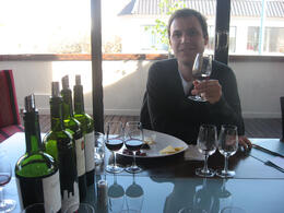 Photo of Enjoying wine Enjoying the wine - it was really good. Bought some bottles at the end as well., Bandit - June 2012