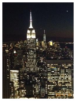 Photo of View of Empire State at night This is the view from the Top of the Rock - lovely to see the epic view of the Empire State. Not at all crowded and well-organised. Will never forget it. , Lynn R - November 2014