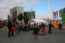Photo of Federation Square #2 There's always something going on here so it's a good place to start your exploration of Melbourne. Great information Centre right where I took this shot from. , ROD C - September 2012