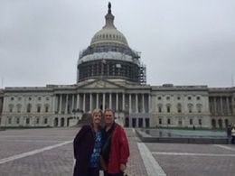 Photo of The Captial This is my husband and I in front of the Capital waiting on the tour to begin. , Trevor - July 2016