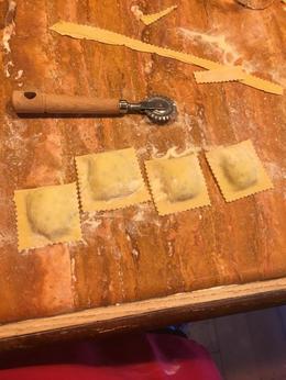 Photo of Zucchini Ravioli A picture of our ravioli, stuffed with ricotta, sauteed zucchini, parmesan, mint, and lemon zest. So delicious! , Debra M - September 2016