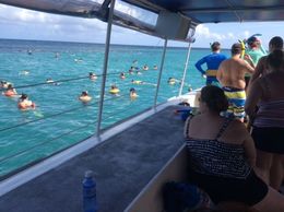 Photo of Catamaran 3 Catamaran cruisers scuba diving and swimming with the reef sea life during relaxing break en route to the Falls , JOVIT M - August 2015