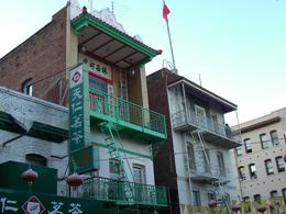 Photo of Tea Shop in San Francisco's Chinatown Tea Shop, the Lum Building, typical architecture in San Francisco's Chinatown, skigirlsf - December 2011
