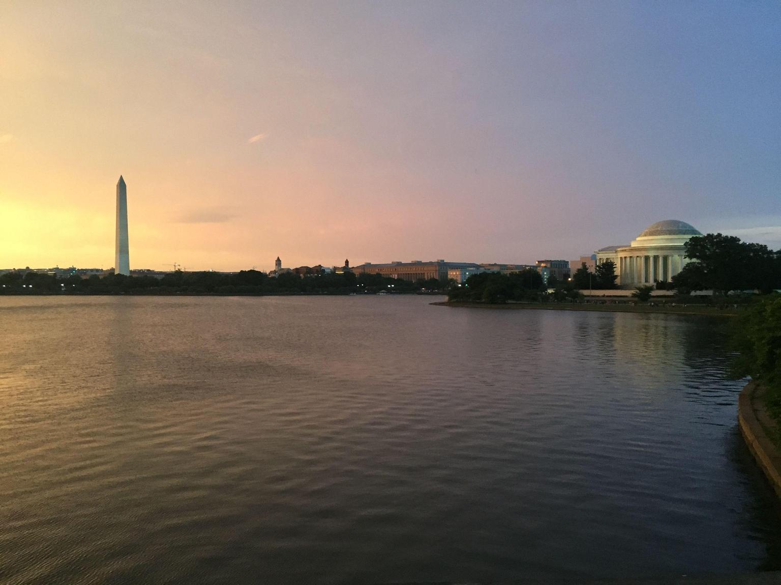 Washington DC Monuments by Moonlight