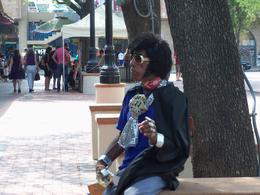 Photo of Elvis Found in Market Square One of the performers in Market Square. This man was dancing as a Latino Elvis figure. Very entertaining and cool. A mini-New Orleans feel to the market itself. A great time! , Jennifer W - April 2011