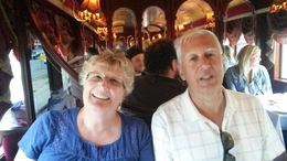Photo of On the Colonial Tramcar for dinner My husband of 40 years and I sharing a wonderful dinner and experience on the Colonial Tramcar Restaurant Tour. , orabka - April 2015