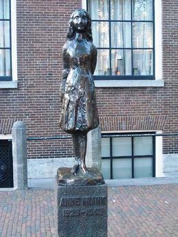 Photo of Statue of Anne Frank No photos are allowed inside the Anne Frank House, but this statue is close by. , Scott - August 2011