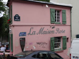 Photo of La Maison Rose La Maison Rose taken on June 20th on the Montmarte Impressionist Art Walking Tour. , Randall M - June 2015