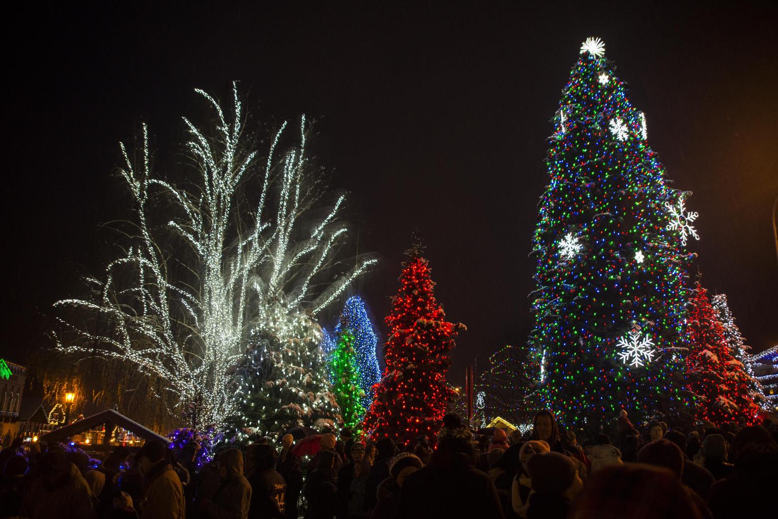 The Christmas Lights in Leavenworth