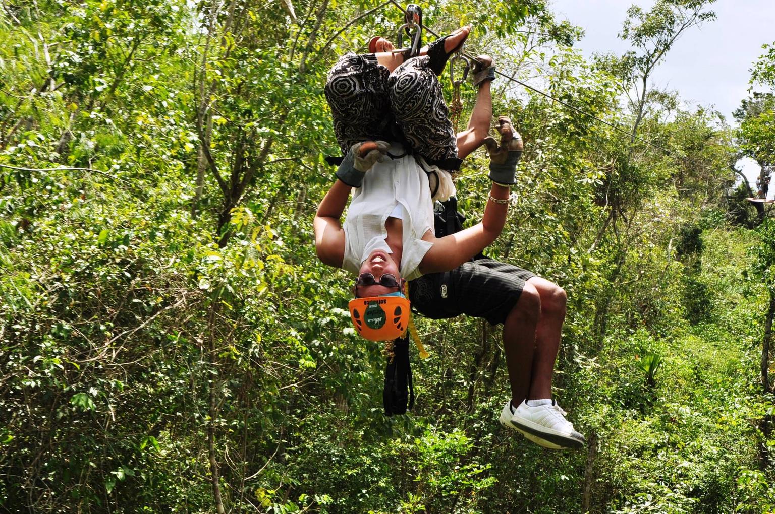Upside down