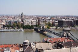 Photo of Budapest Day Trip from Vienna Budapest Day Trip from Vienna: A view of the chain bridge from the Buda side of the river., Hendrik H - May 2009