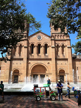 Photo of Medellin Metropolitan Cathedral Outside the Metropolitan Cathedral in Medellin., Bandit - September 2012