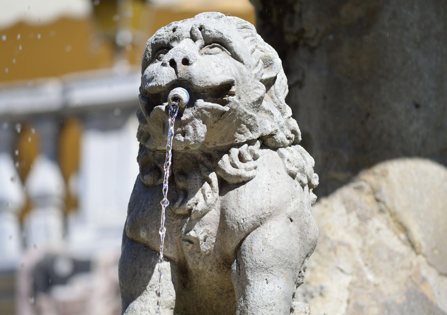 Statue in Assisi Square