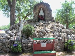 Photo of Shrine to Mary... A shrine for prayer for Virgin Mary at one of the missions. A breathtaking moment to pause, reflect, and perhaps, pray. , Jennifer W - April 2011